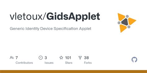 vletoux/GidsApplet: Generic Identity Device Specification Applet 